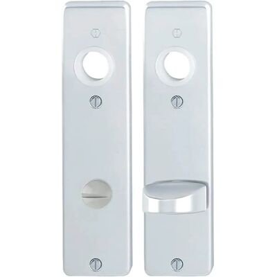 Hoppe Aluminium-Kurzschild-Paar - Rechteckig, 78mm, für Innentüren Hoppe Aluminium-Kurzschild-Paar - Rechteckig, 78mm, für Innentüren