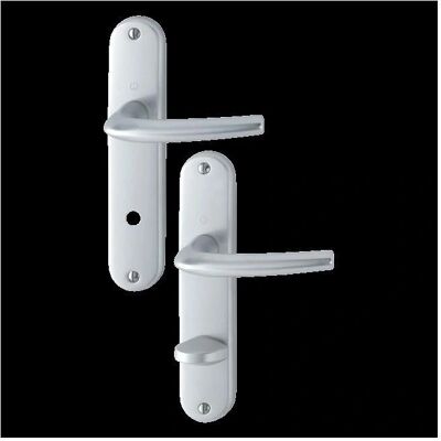 Poignée de Porte en Aluminium San Diego - 70mm, 40mm, Argent - Publicité Poignée de Porte en Aluminium San Diego - 70mm, 40mm, Argent - Publicité