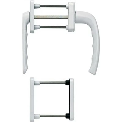 HOPPE New York Aluminium Türgriffset - Kurzer Hals, Vierkant 7mm, für Türen 63-73mm HOPPE New York Aluminium Türgriffset - Kurzer Hals, Vierkant 7mm, für Türen 63-73mm