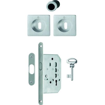 Hoppe M443-Set 3 Satin-Nickel Einsteckschloss - Türbeschläge Hoppe M443-Set 3 Satin-Nickel Einsteckschloss - Türbeschläge