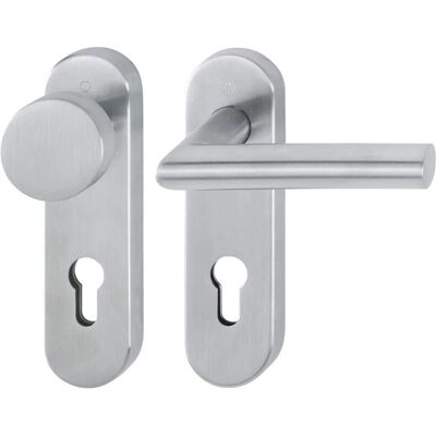 Juego de escudo corto HOPPE acero inoxidable - manillas de puerta Juego de escudo corto HOPPE acero inoxidable - manillas de puerta