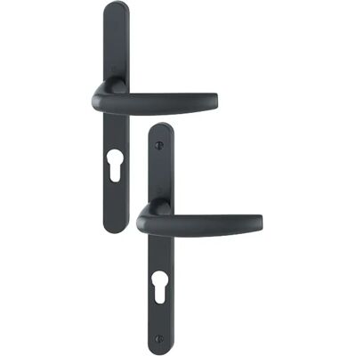 Conjunto de puerta de patio estrecha HOPPE - Modelo 1530/300Lmsgl - Puerta de patio Conjunto de puerta de patio estrecha HOPPE - Modelo 1530/300Lmsgl - Puerta de patio