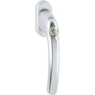 HOPPE Tokyo raambeslag met vergrendeling - Aluminium, 90°, 7x35mm HOPPE Tokyo raambeslag met vergrendeling - Aluminium, 90°, 7x35mm
