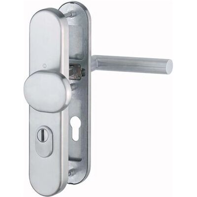 HOPPE Edelstahl Türgriff & Schlossset - Modell E86G/3332ZA/3310/1400Z - Für Außen- und Stahltüren HOPPE Edelstahl Türgriff & Schlossset - Modell E86G/3332ZA/3310/1400Z - Für Außen- und Stahltüren