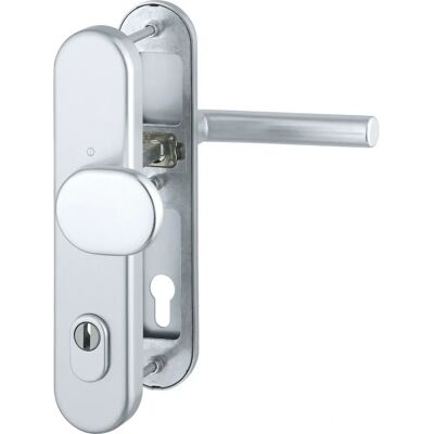 Conjunto de protección de aluminio Hoppe - Herraje de puerta seguro Conjunto de protección de aluminio Hoppe - Herraje de puerta seguro