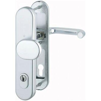 HOPPE Aluminium-Schutzgarnitur - Schlossset für Türen - 92mm, Modell 86G/3332ZA/3310/138 HOPPE Aluminium-Schutzgarnitur - Schlossset für Türen - 92mm, Modell 86G/3332ZA/3310/138