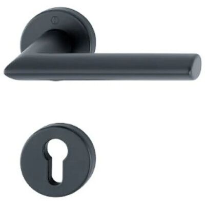 HOPPE - Poignées de porte - Finition nickel - 1140/42K/42KS HOPPE - Poignées de porte - Finition nickel - 1140/42K/42KS