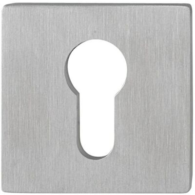 Paire de Rosaces Plates en Acier Inoxydable HOPPE - Cylindre Profilé, Portes Intérieures Paire de Rosaces Plates en Acier Inoxydable HOPPE - Cylindre Profilé, Portes Intérieures