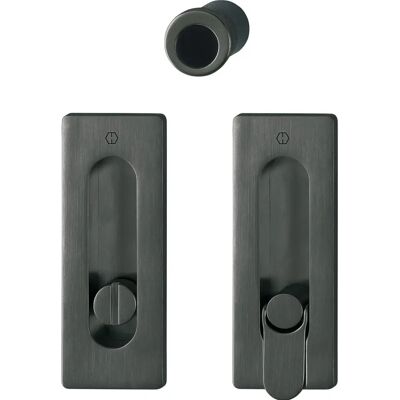 Hoppe M464 Black Satin Door & Window Handle Set - Door Handle Hoppe M464 Black Satin Door & Window Handle Set - Door Handle