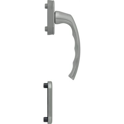 Hoppe Tür- und Fenstergriff-Set - Edelstahl-Effekt, Modell 11739010 Hoppe Tür- und Fenstergriff-Set - Edelstahl-Effekt, Modell 11739010
