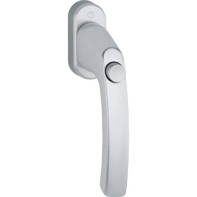 Hoppe Liège Raamhandgreep met automatische knop - Aluminium, zilver geoxideerd - Type: LIÈGE Hoppe Liège Raamhandgreep met automatische knop - Aluminium, zilver geoxideerd - Type: LIÈGE