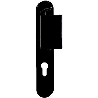 Hoppe Atlanta Finition de porte en aluminium - Noir - 554/3346/1530 Hoppe Atlanta Finition de porte en aluminium - Noir - 554/3346/1530