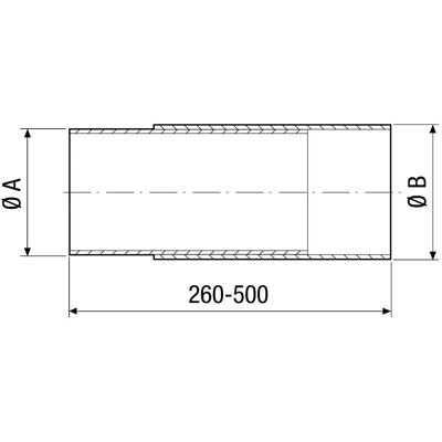 Maico - WH 100 - 100 mm - Plastic - Wall sleeve Maico - WH 100 - 100 mm - Plastic - Wall sleeve