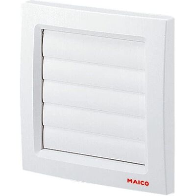 Maico Wandventilationsklappe - 100mm Selbstschließend - Weiß Maico Wandventilationsklappe - 100mm Selbstschließend - Weiß