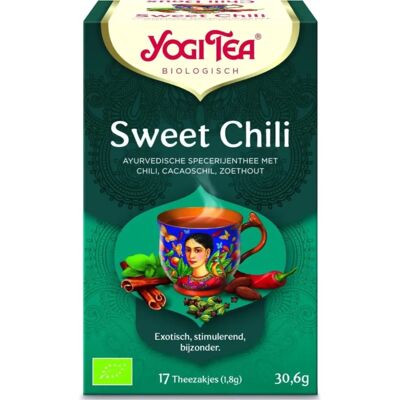 Infusion Ayurvédique Bio Piment Doux Yogi Tea - Publicité Infusion Ayurvédique Bio Piment Doux Yogi Tea - Publicité