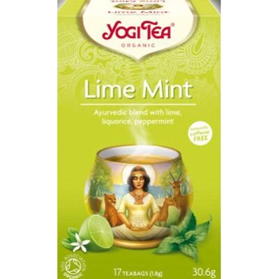 Yogi Te Organisk Lime Mynte - 17 Teposer Yogi Te Organisk Lime Mynte - 17 Teposer