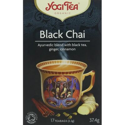 Yogi Luomu Musta Chai - 17 Teepussia Yogi Luomu Musta Chai - 17 Teepussia