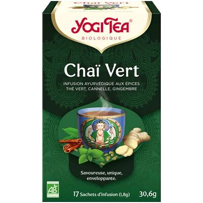 Yogi Tea Green Chai - Green Tea with Chai Spices - 17 Bags Yogi Tea Green Chai - Green Tea with Chai Spices - 17 Bags