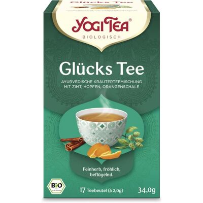 Yogi Tee Glückstee Bio Kräuter- und Gewürzetee - Tee Yogi Tee Glückstee Bio Kräuter- und Gewürzetee - Tee