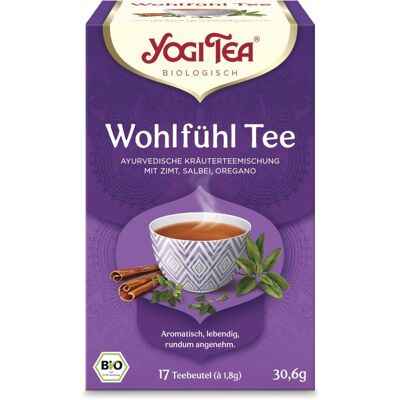 Yogi Tea Wohlfühl Tee - Bio Kräuter- und Gewürzteemischung - Entspannung & Wohlbefinden Yogi Tea Wohlfühl Tee - Bio Kräuter- und Gewürzteemischung - Entspannung & Wohlbefinden