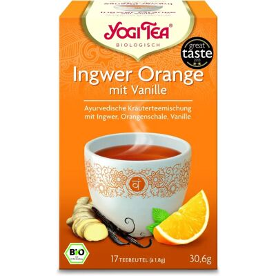 Yogi Tee Ingwer Orange Vanille Bio Filtertee - Tee Yogi Tee Ingwer Orange Vanille Bio Filtertee - Tee