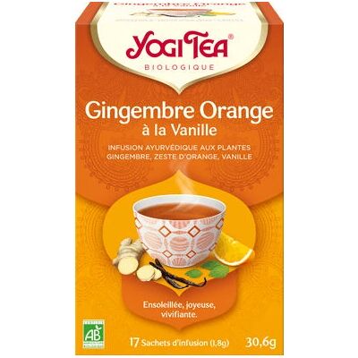 Yogi Tee Ingwer Orange Vanille Kräutertee - Kräutertee Yogi Tee Ingwer Orange Vanille Kräutertee - Kräutertee