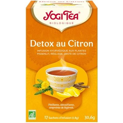 Yogi Tee Detox mit Zitrone - Kräutertee Yogi Tee Detox mit Zitrone - Kräutertee