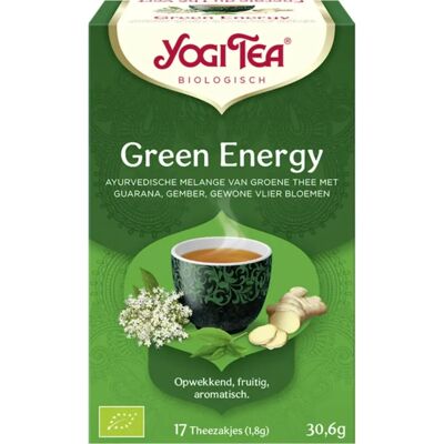 Yogi Thé Énergie Verte Bio - Thé - Publicité Yogi Thé Énergie Verte Bio - Thé - Publicité