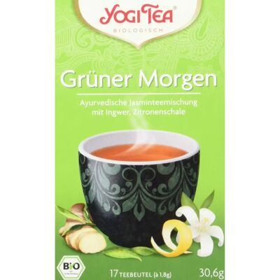 YOGI TEA Grüner Morgen Bio Filterbeutel 17X1.8 g - Tea Bags YOGI TEA Grüner Morgen Bio Filterbeutel 17X1.8 g - Tea Bags