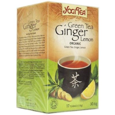 Yogi Tee Bio Grüner Tee Ingwer Zitrone - 17 Beutel Yogi Tee Bio Grüner Tee Ingwer Zitrone - 17 Beutel