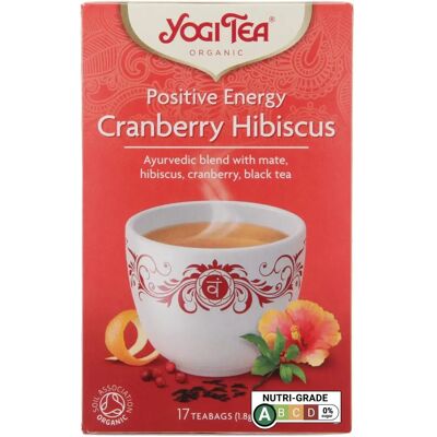 Yogi Tea Organiczna Pozytywna Energia Żurawina Hibiskus - Herbata Yogi Tea Organiczna Pozytywna Energia Żurawina Hibiskus - Herbata