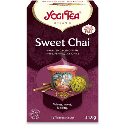Yogi Tea Bio Süßer Chai - 17 Teebeutel Yogi Tea Bio Süßer Chai - 17 Teebeutel