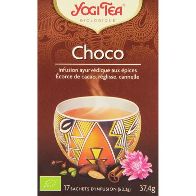Infusion d'Herbes Bio Chocolat Yogi Tea - Thé aux Herbes - Publicité Infusion d'Herbes Bio Chocolat Yogi Tea - Thé aux Herbes - Publicité