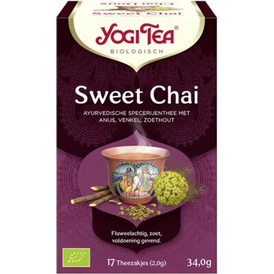 Yogi Thé Chai Doux Bio - 17 Sachets - Thé - Publicité Yogi Thé Chai Doux Bio - 17 Sachets - Thé - Publicité