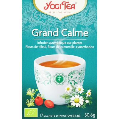 Yogi Tea Grand Calme - Tisane Bio - 17 Sachets - Publicité Yogi Tea Grand Calme - Tisane Bio - 17 Sachets - Publicité