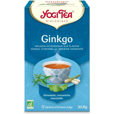 Infusion biologique de Ginkgo - Thé aux herbes - Publicité Infusion biologique de Ginkgo - Thé aux herbes - Publicité