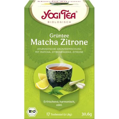 Yogi Tea Matcha Zitrone Grüner Tee - Filterbeutel Yogi Tea Matcha Zitrone Grüner Tee - Filterbeutel