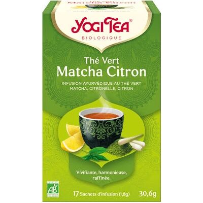 YogiTea Grüner Tee Matcha Zitrone (17 Beutel) YogiTea Grüner Tee Matcha Zitrone (17 Beutel)