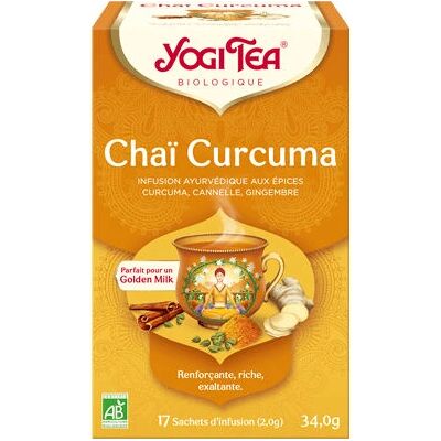 Yogi Tee Chai Kurkuma - Teebeutel Yogi Tee Chai Kurkuma - Teebeutel