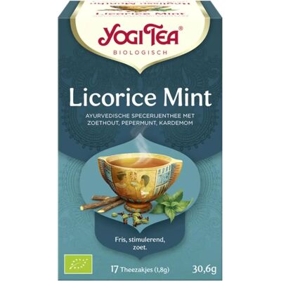 Yogi Thé Réglisse Menthe - Vivifiant 17 Sachets - Publicité Yogi Thé Réglisse Menthe - Vivifiant 17 Sachets - Publicité