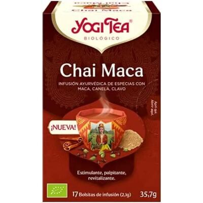 Yogi Tea Maca Chai Orgânico - Saquinhos de Chá Yogi Tea Maca Chai Orgânico - Saquinhos de Chá