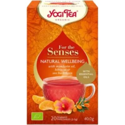 YOGI TEA Thé Bio à la Mandarine pour le Bien-être Sensoriel - Publicité YOGI TEA Thé Bio à la Mandarine pour le Bien-être Sensoriel - Publicité