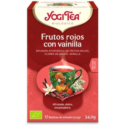 Yogi Tea Bio Frutos Vermelhos com Baunilha - Chá Yogi Tea Bio Frutos Vermelhos com Baunilha - Chá
