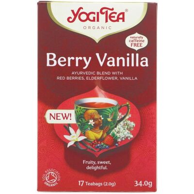 Yogi Tee Beeren-Vanille - Bio Frucht & Vanille Kräutertee Yogi Tee Beeren-Vanille - Bio Frucht & Vanille Kräutertee