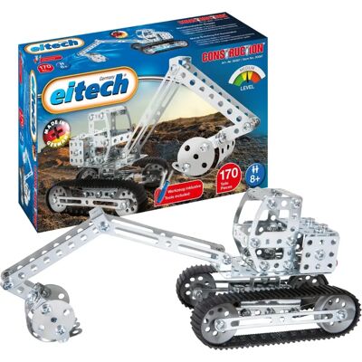 Eitech - Mini pelle en métal - 170 pièces - Jouet de construction - Publicité Eitech - Mini pelle en métal - 170 pièces - Jouet de construction - Publicité