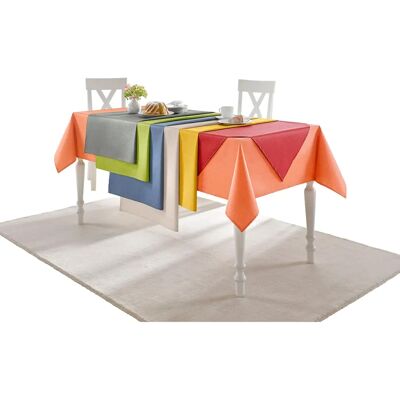 Unbekannt Modell - Orange Rechteckige Tischdecke - Tischwäsche Unbekannt Modell - Orange Rechteckige Tischdecke - Tischwäsche