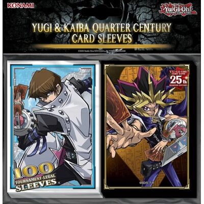 Protèges-cartes Yu-Gi-Oh! Yugi & Kaiba Quart de Siècle - Publicité Protèges-cartes Yu-Gi-Oh! Yugi & Kaiba Quart de Siècle - Publicité