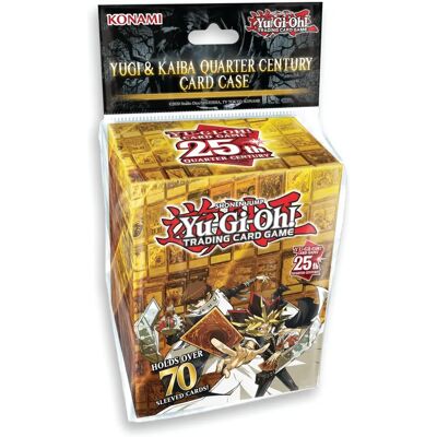 Konami Yu-Gi-Oh! Yugi & Kaiba Quarter Century Card Case - Officially Licensed Konami Yu-Gi-Oh! Yugi & Kaiba Quarter Century Card Case - Officially Licensed