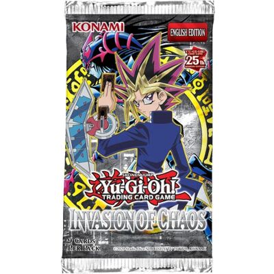 Konami Yu-Gi-Oh! Invasion of Chaos Booster Display - 25th Juhla - Korttipelin Laajennus Konami Yu-Gi-Oh! Invasion of Chaos Booster Display - 25th Juhla - Korttipelin Laajennus