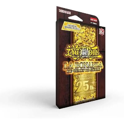 Yu-Gi-Oh! Bonanza du Quart de Siècle - Pack de 3 Boosters - Publicité Yu-Gi-Oh! Bonanza du Quart de Siècle - Pack de 3 Boosters - Publicité